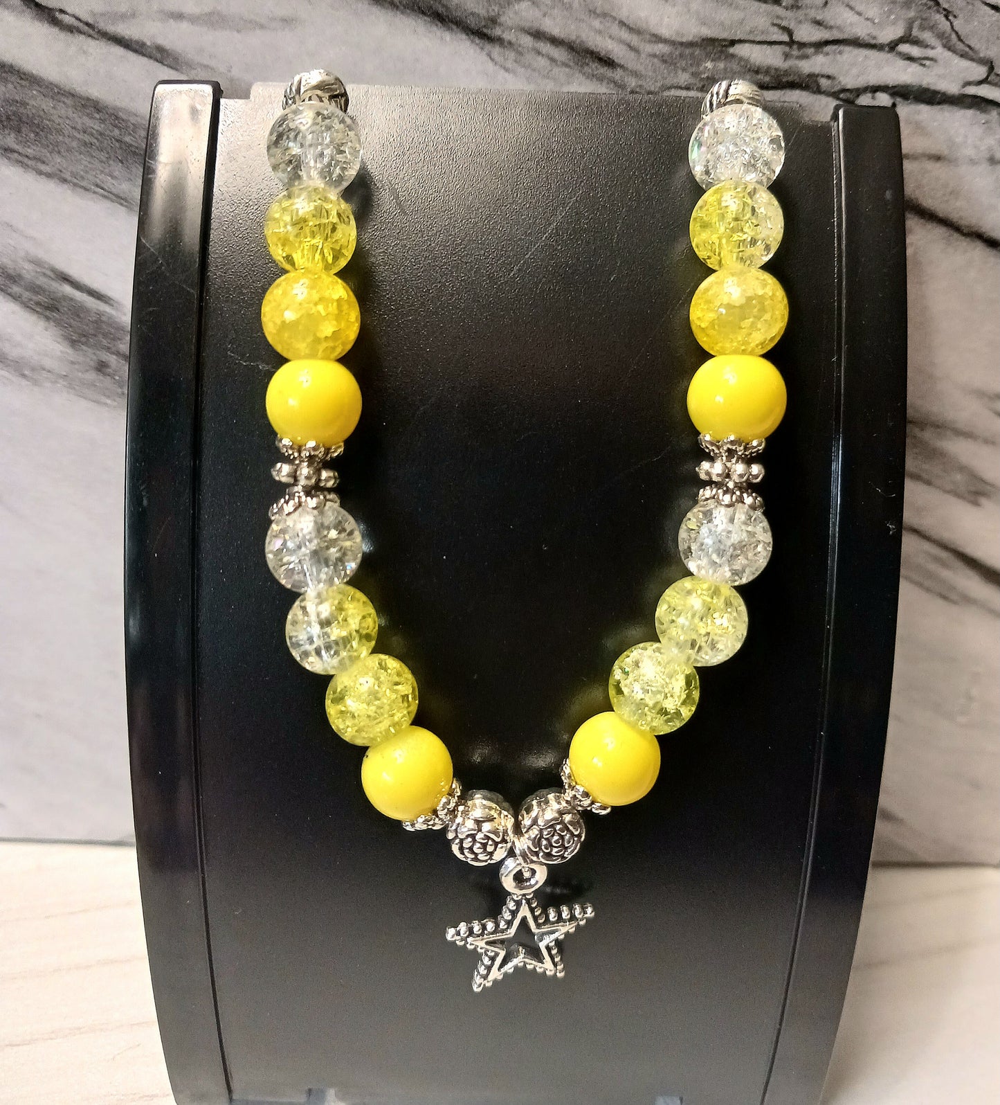Yellow Star Charm Bracelet