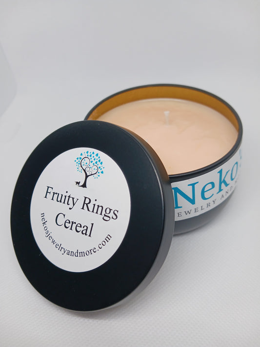 Fruity Rings Cereal Organic Soy Candle