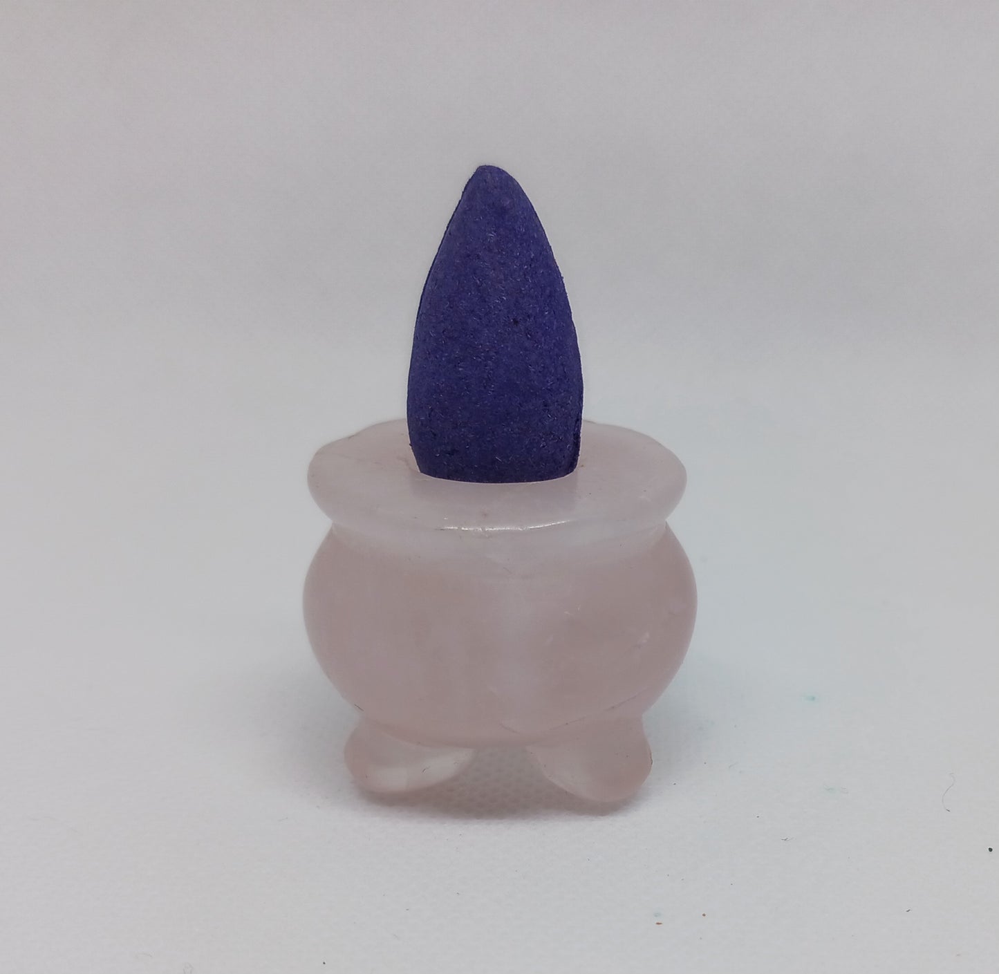 Rose Quartz Stone Cauldron
