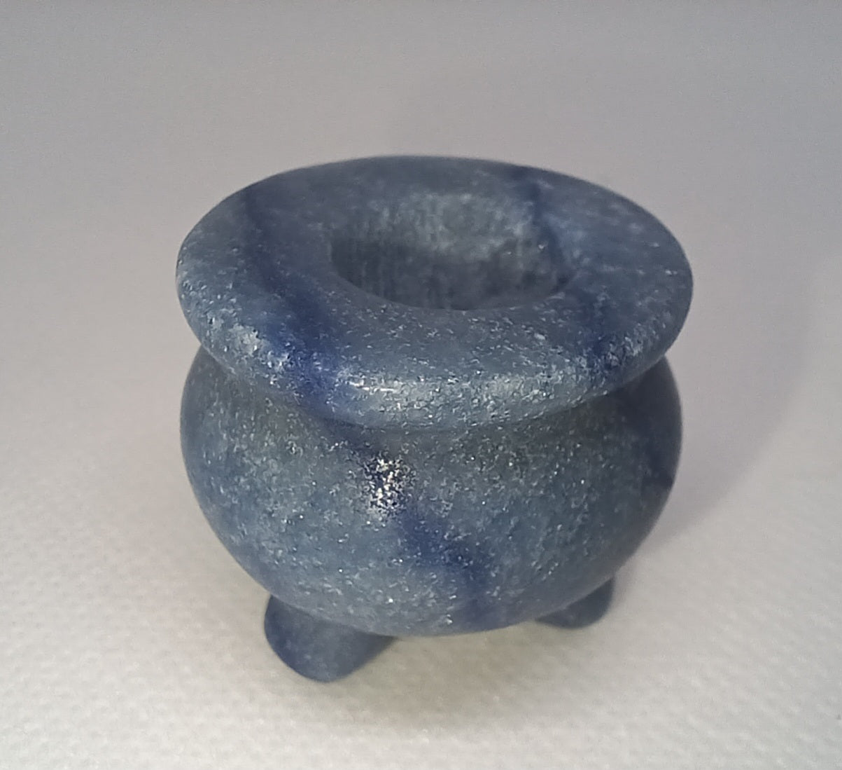 Blue Aventurne Stone Cauldron