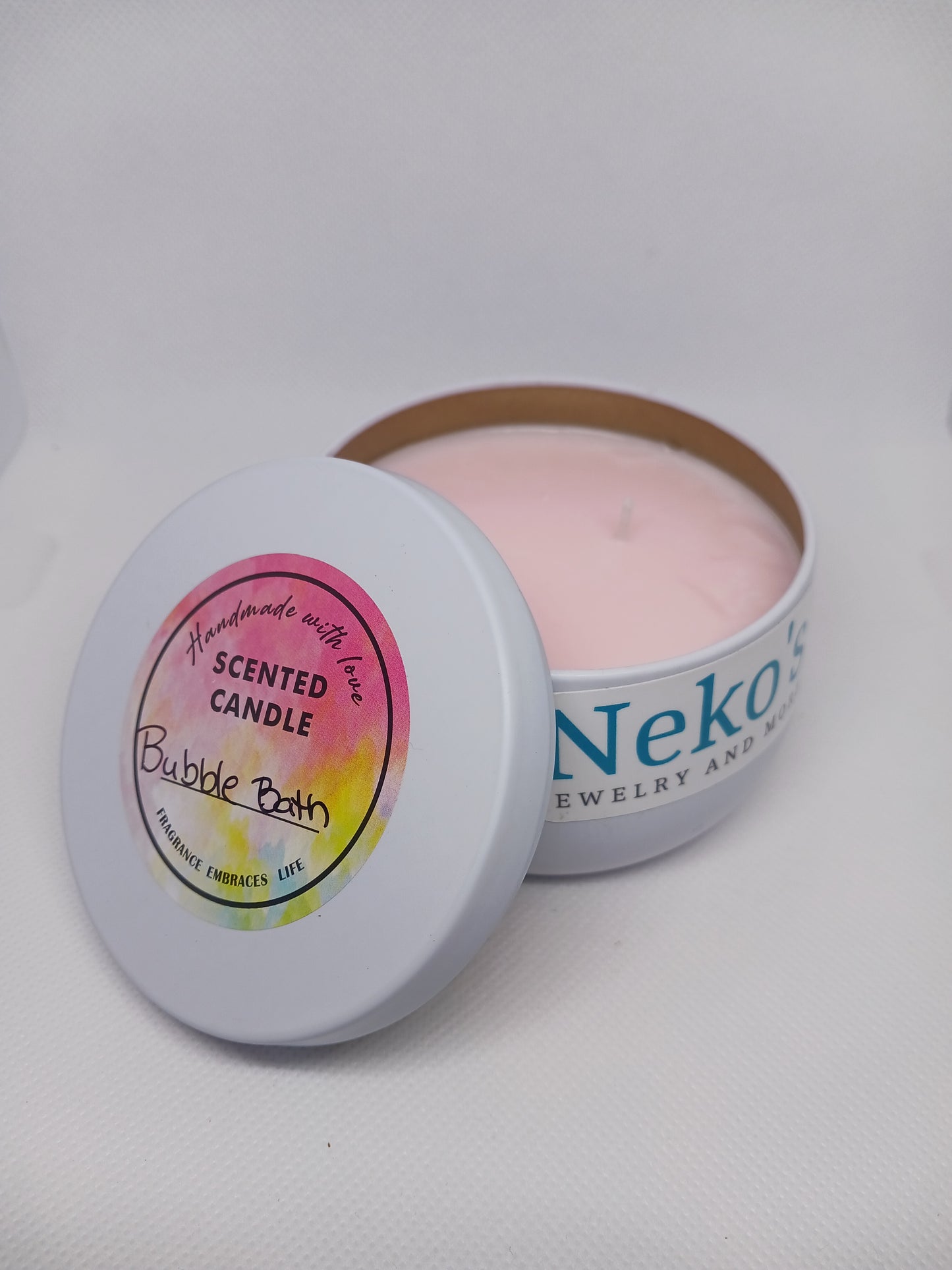 Bubble Bath Scented Organic Soy Candle