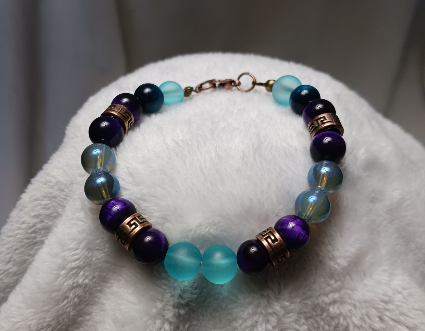 Blue and Purple Bracelet